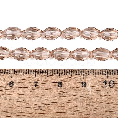 Transparent Glass Beads Strands GLAA-N071-01A-A06-1