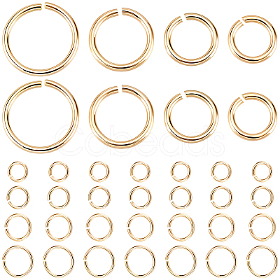 450Pcs Brass Open Jump Rings KK-BBC0026-15-1