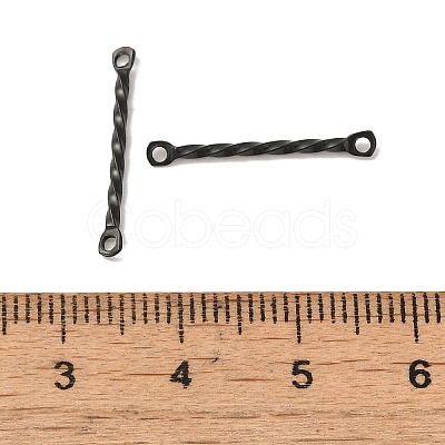 304 Stainless Steel Connector Charms STAS-Q323-02B-B-1