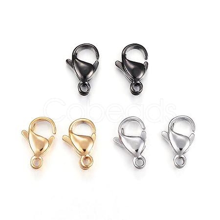 304 Stainless Steel Lobster Claw Clasps STAS-H353-D-02-1