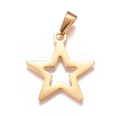304 Stainless Steel Pendants STAS-I135-23G-1