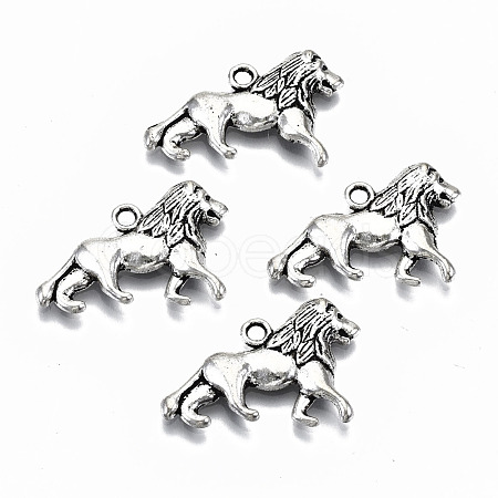Tibetan Style Alloy Pendants TIBEP-N009-36AS-RS-1