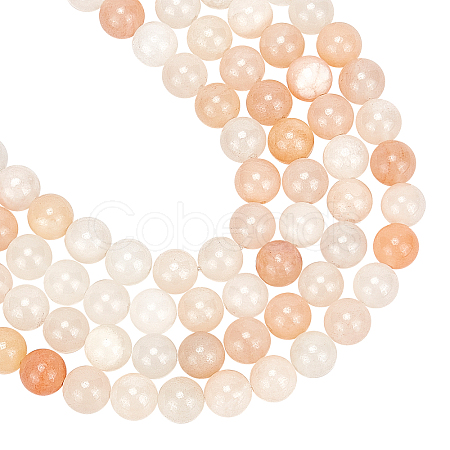 Natural Pink Aventurine Beads Strand G-AR0003-24-1