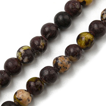 Natural Cherry Blossom Jasper Beads Strands G-C079-A02-01-1