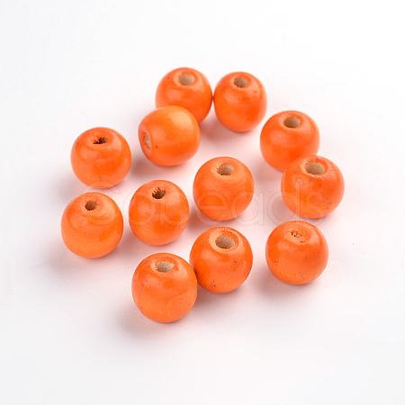 Natural Maple Wood Beads TB12mmY-4-1