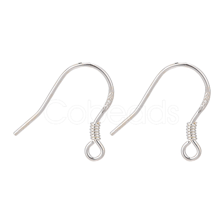 925 Sterling Silver Earring Hooks STER-P032-03S-1