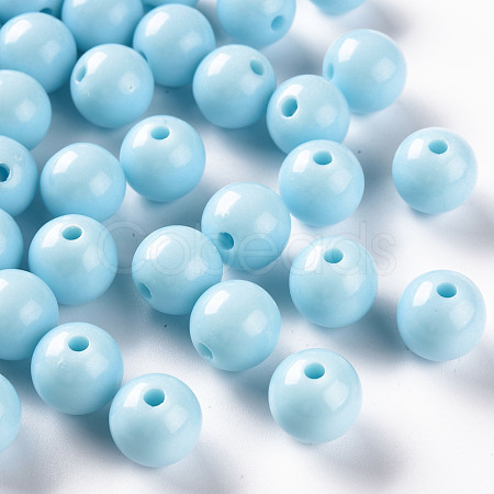 Opaque Acrylic Beads MACR-S370-C12mm-A07-1