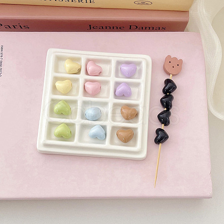 Opaque Acrylic Beads OACR-N163-79-1