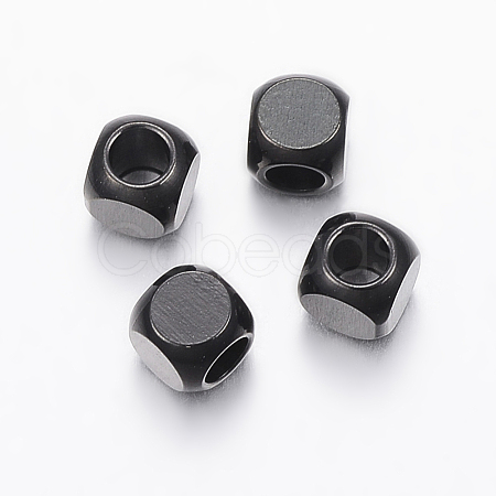304 Stainless Steel Beads Ion Plating(IP) STAS-F136-01B-4x4mm-1
