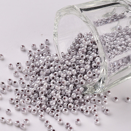 11/0 FGB Grade A Ceylon Glass Seed Beads X-SEED-N001-B-0489-1