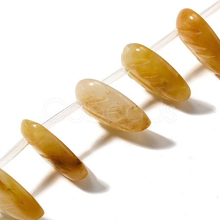 Natural Topaz Jade Beads Strands G-P561-A05-01-1