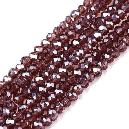 Electroplate Glass Beads Strands EGLA-A044-T1mm-A13-1