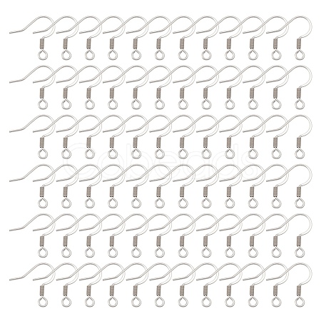 Tarnish Resistant 304 Stainless Steel French Earring Hooks STAS-N0013-15P-1