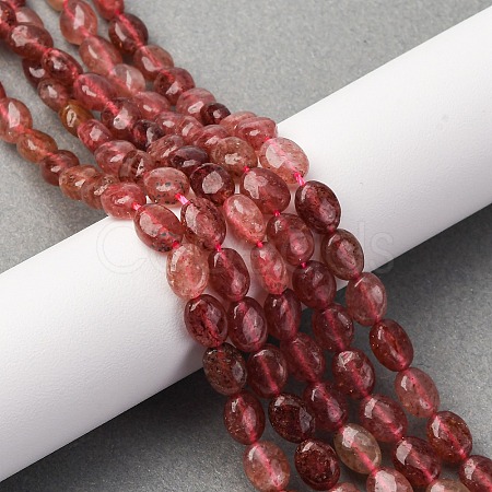 Natural Strawberry Quartz Beads Strands G-Z006-A38-1