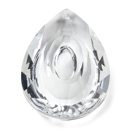 Transparent Glass Pendants GLAA-R223-03F-1