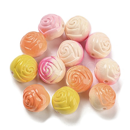 Baking Paint ABS Plastic Beads KY-C017-02-1
