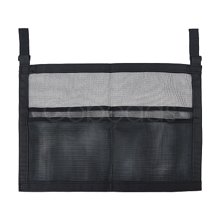 Polyester Mesh Hanging Zipper Bags ABAG-WH0072-041-1