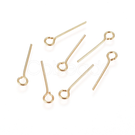 304 Stainless Steel Eye Pins A-STAS-L238-005A-G-1