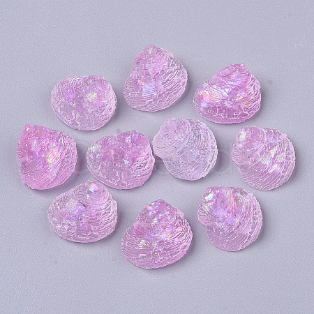 Transparent Epoxy Resin Cabochons CRES-T020-02B-1