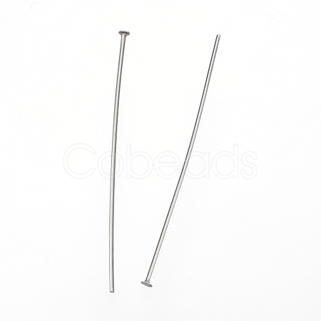 Tarnish Resistant 304 Stainless Steel Flat Head Pins STAS-E147-09P-1