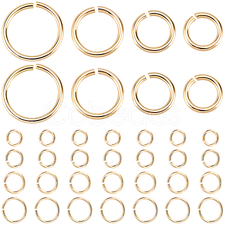 450Pcs Brass Open Jump Rings KK-BBC0026-15-1