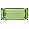 Preciosa&reg MAXIMA Crystal Fancy Stones, Czech Crystal, 435 26 212 Baguette, Dura Foiling, 50520 Peridot, 7x3mm