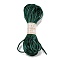 Polyester Embroidery Floss, Cross Stitch Threads, Dark Green, 3mm, 20m/bundle