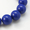 Synthetic Lapis Lazuli Beads Strands, Dyed, Round, 6mm, Hole: 1mm