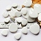 Porcelain Mosaic Tiles, Irregular Shape Mosaic Tiles, for DIY Mosaic Art Crafts, Picture Frames, Triangle, White, 15~60x5mm, about 100g/bag