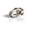 Preciosa&reg MAXIMA Crystal Fancy Stones, Czech Crystal, 435 12 601 Oval, Dura Foiling, 40010 Black Diamond, 14x10mm