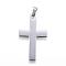 Tarnish Resistant 304 Stainless Steel Pendants, Latin Cross, Stainless Steel Color, 36.5x22x1mm, Hole: 4x7mm