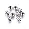 Non-Tarnish 304 Stainless Steel Beads, Column, Stainless Steel Color, 5x5mm, Hole: 2mm