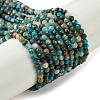 Natural Chrysocolla Beads Strands G-Z034-A03-01-1