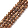 Natural Picture Jasper Round Bead Strands LS-G-G-P070-55-8mm-3