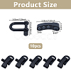 10 Bags Alloy Shackle Clasps FIND-DC0008-38EB-2