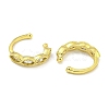 Brass Micro Pave Cubic Zirconia Cuff Earrings EJEW-C104-032G-2