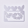 Bunny Carbon Steel Cutting Dies Stencils DIY-E020-02-1