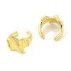 Brass Cuff Earrings for Women EJEW-I305-56G-2