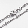 Brass Chain Necklaces X-MAK-F013-07P-2