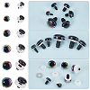 24 Sets 6 Style Plastic Doll Eyes DOLL-PH0001-24-4