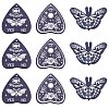 15Pcs 3 Styles Halloween Printed Opaque Acrylic Pendants SACR-SZ0001-18-1