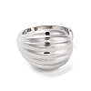 Rack Plating Brass Cuff Rings RJEW-D025-01P-2
