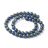 Assembled Synthetic Lapis lazuli and Malachite Beads Strands G-L528-03C-3
