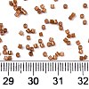 FGB 11/0 Grade A Baking Paint Glass Seed Beads SEED-S030-1146-4