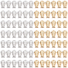 420Pcs 2 Colors CCB Plastic Beads CCB-PA0001-24-7