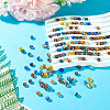 Picasso Baking Paint Glass Seed Beads SEED-TA0001-61D-6
