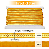 Sparkle Polyester Lace Ribbons OCOR-WH0090-67C-2