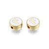 Alloy Enamel Beads ENAM-N052-006-01F-RS-3