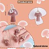 Natural Strawberry Quartz  Pendants PALLOY-SW0004-02-2
