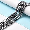 Terahertz Stone Beads Strands G-D461-17D-4